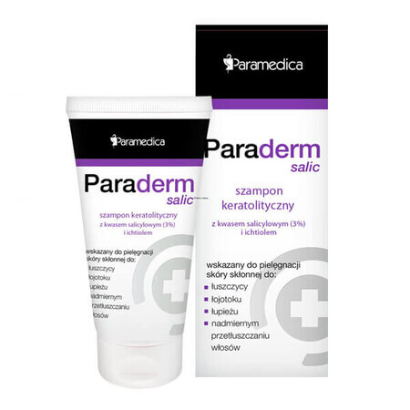 Paraderm Salic, keratolytische shampoo met salicylzuur en ichthyol, 150 g