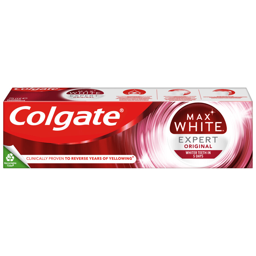 Colgate Max White Expert Original blekende tandpasta, 75 ml