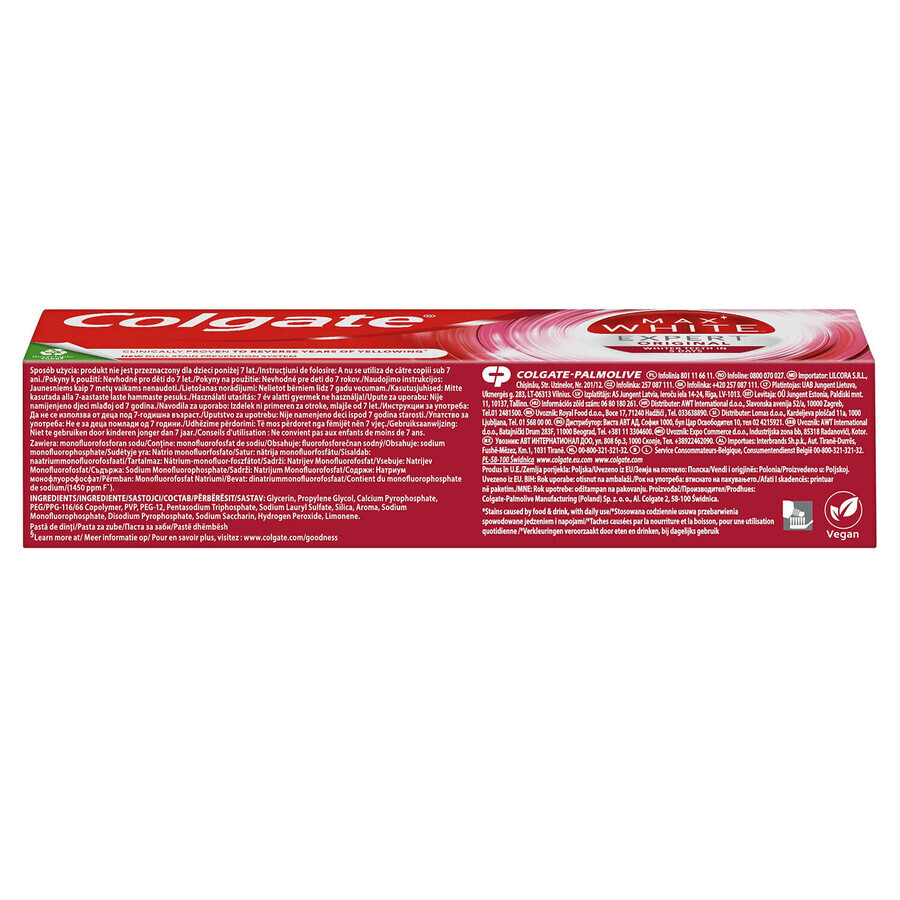 Colgate Max White Expert Original blekende tandpasta, 75 ml