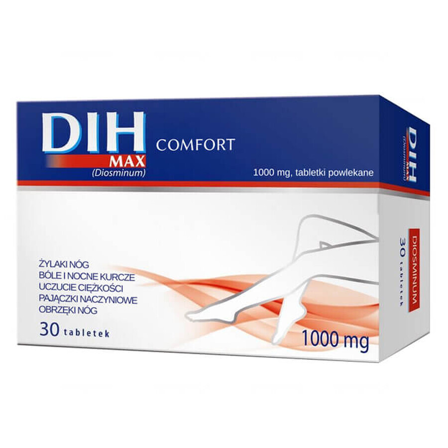 DIH Max Comfort 1000 mg, 30 comprimidos