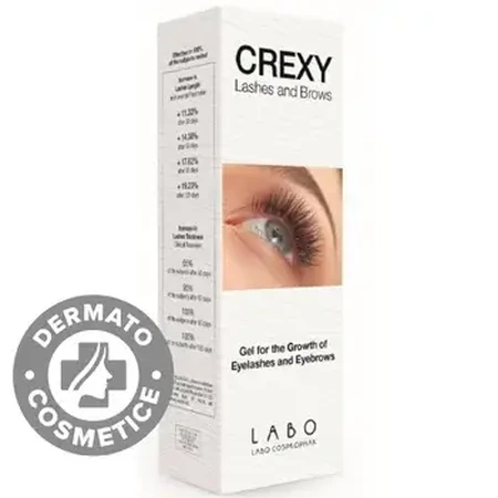 Wimpern- und Augenbrauenwachstumsgel Crexy, 8 ml, Labo