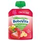 BoboVita Mousse in der Tube, Apfel und Erdbeere mit Banane, nach 6 Monaten, 80 g