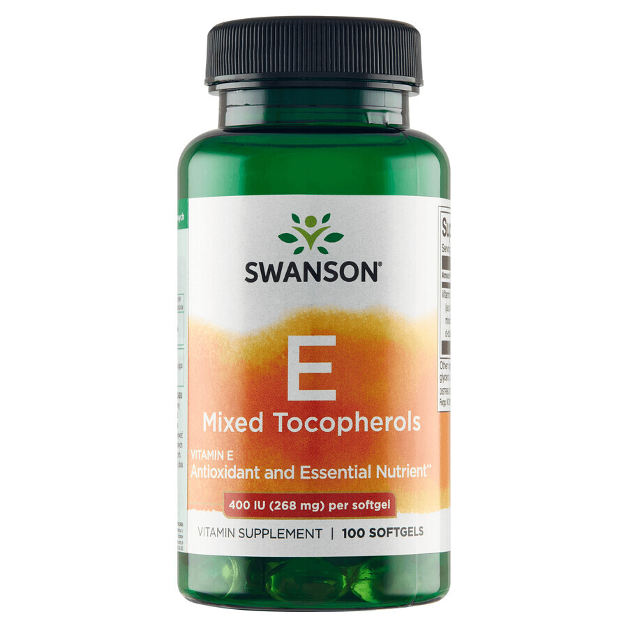 Swanson E Gemischte Tocopherole, Gemischte Tocopherole, 100 Gelkapseln