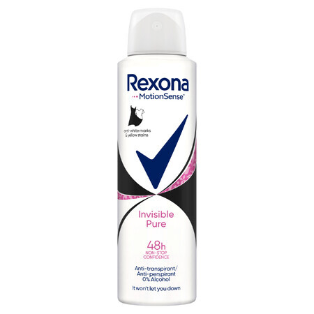 Rexona, Antitranspirant-Spray, Invisible Pure, 150 ml