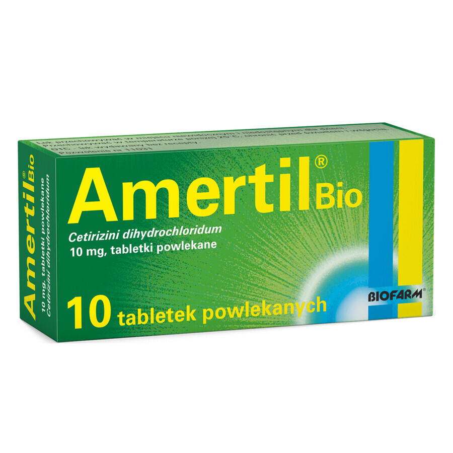 Amertil Bio 10 mg, 10 Filmtabletten