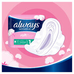 Always Sensitive, toallas sanitarias con alas, Ultra Normal Plus, 10 unidades