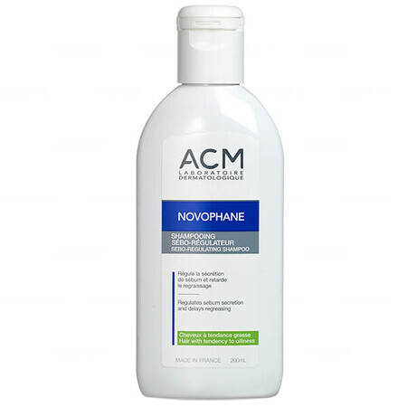 ACM Novophane, shampooing sébo-régulateur, 200 ml