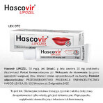 Hascovir Lipozel 50 mg/g, gel, 3 g