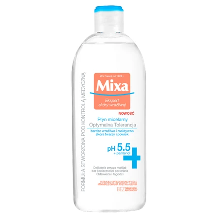 Mixa Optimal Tolerance, Micellar lotion, sensitive skin, 400 ml