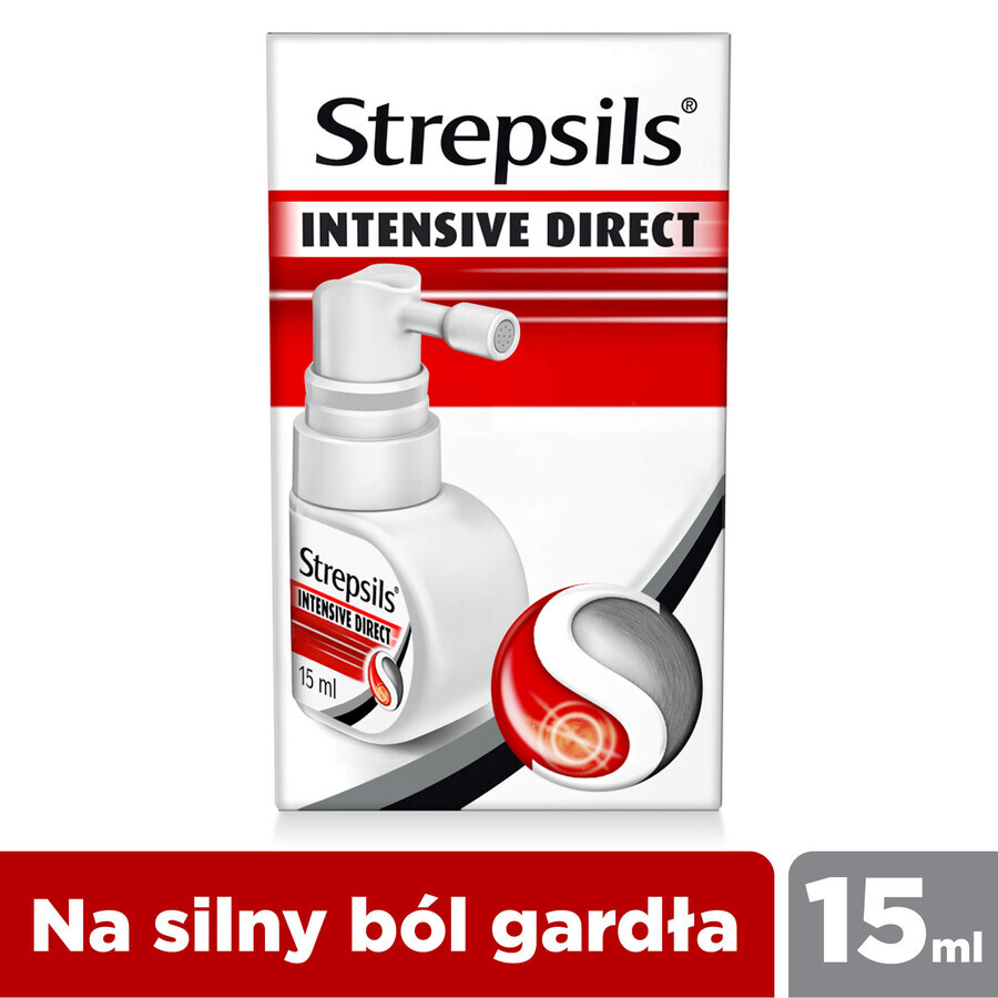 Strepsils Intensive Direct 8,75 mg, spray oral, solución, 15 ml