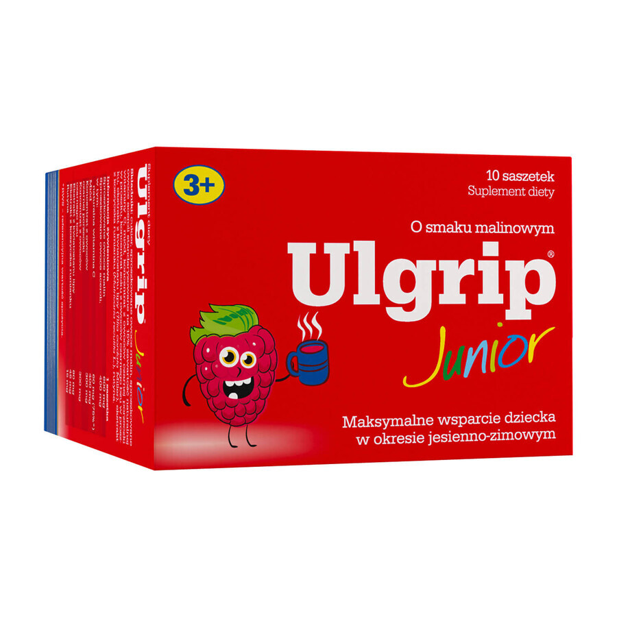 Olimp Ulgrip Junior, Himbeergeschmack, 10 Portionsbeutel