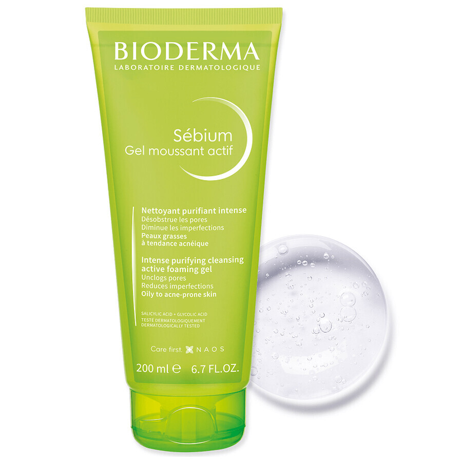 Bioderma Sebium Aktiv schäumendes Gel 200 ml