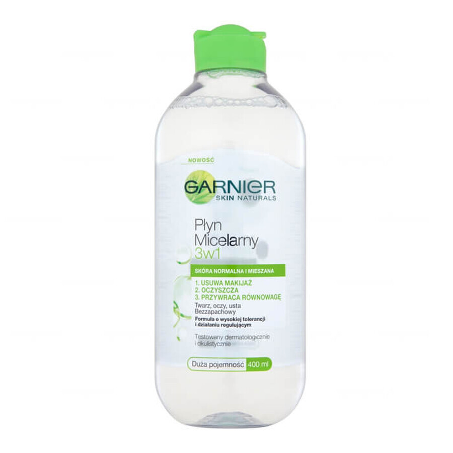 Garnier, Lotion micellaire 3en1, peau normale et mixte, 400 ml