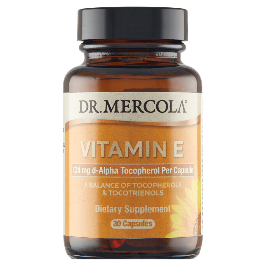 Dr. Mercola Vitamin E, Vitamin E, 30 Kapseln