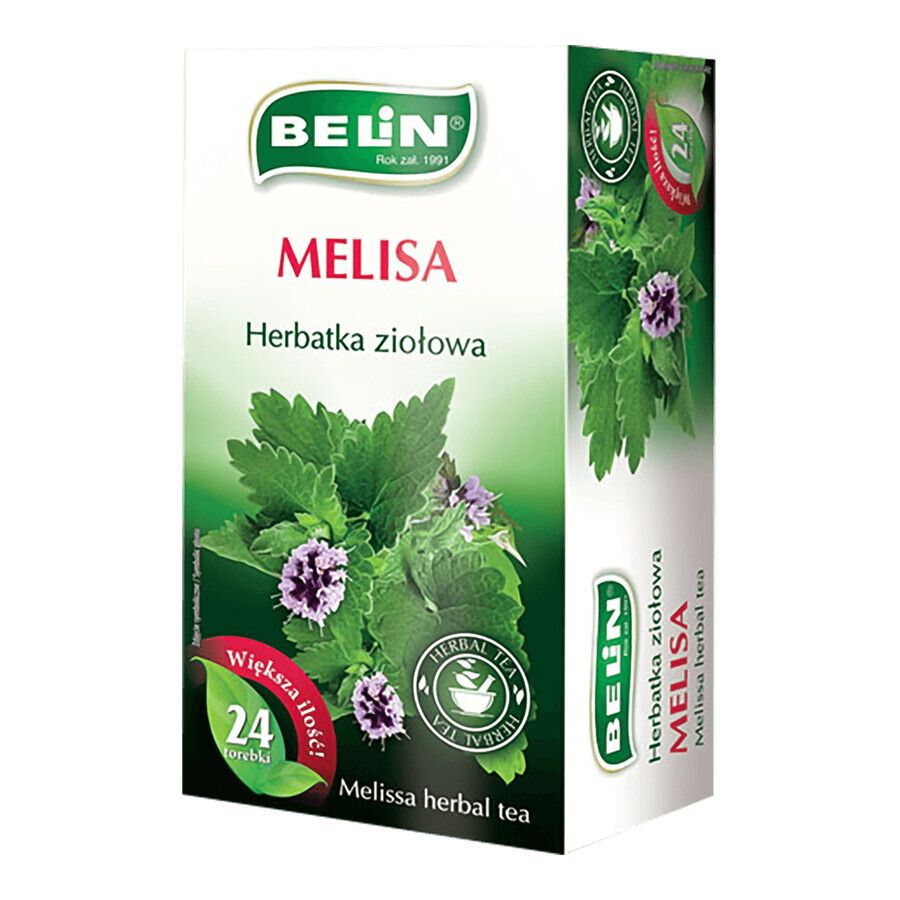 Belin Melissa, herbal tea, 1.5 gx 24 sachets