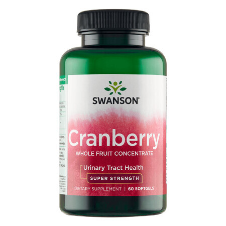 Swanson Cranberry Super Strength Cranberry, 60 capsule