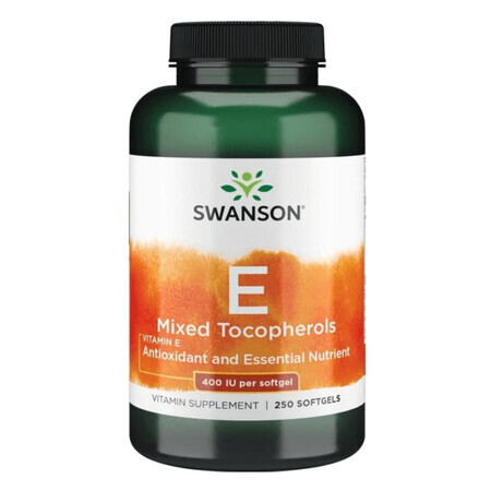 Swanson E Gemischte Tocopherole, Gemischte Tocopherole, 250 Gelkapseln