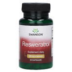 Swanson Resveratrol, Resveratrol 250 mg, 30 Kapseln