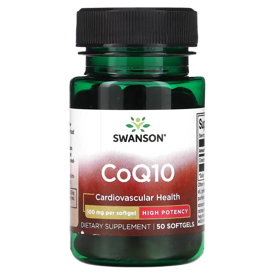 Swanson CoQ10, Coenzym Q10 100 mg, 100 Kapseln