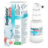 Septolete Ultra (1.5 mg + 5 mg)/ml, oral spray, solution, 30 ml