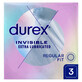 Durex Invisible, superd&#252;nne Kondome, 3 St&#252;ck