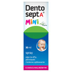 Dentosept A Mini Spray, bei Aphthen, Mundsoor und Zahnungsschmerzen, Himbeergeschmack, 30 ml