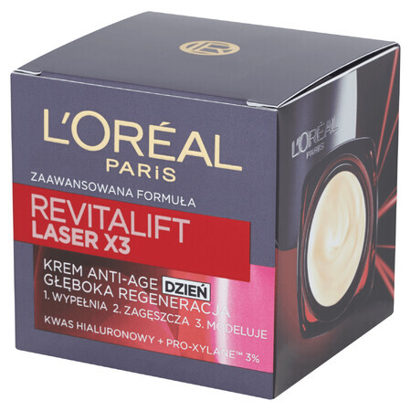 L'oreal Revitalift Laser X3, Anti-age 40+ Creme, intensive Regeneration, 50 ml