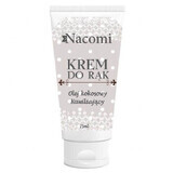 Nacomi, feuchtigkeitsspendende Handcreme, Kokosnussöl, 85 ml