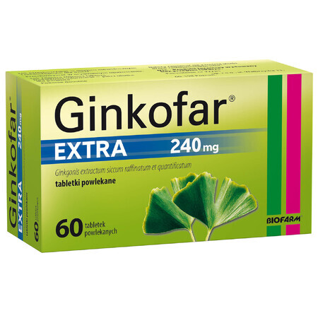 Ginkofar Extra 240 mg, 60 Filmtabletten