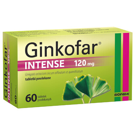 Ginkofar Intense 120 mg, 60 Filmtabletten