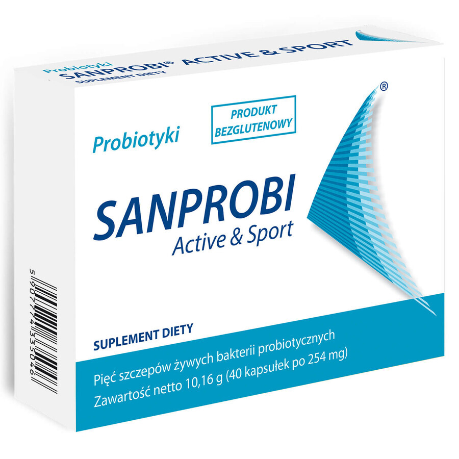 Sanprobi Active &amp; Sport, 40 capsule