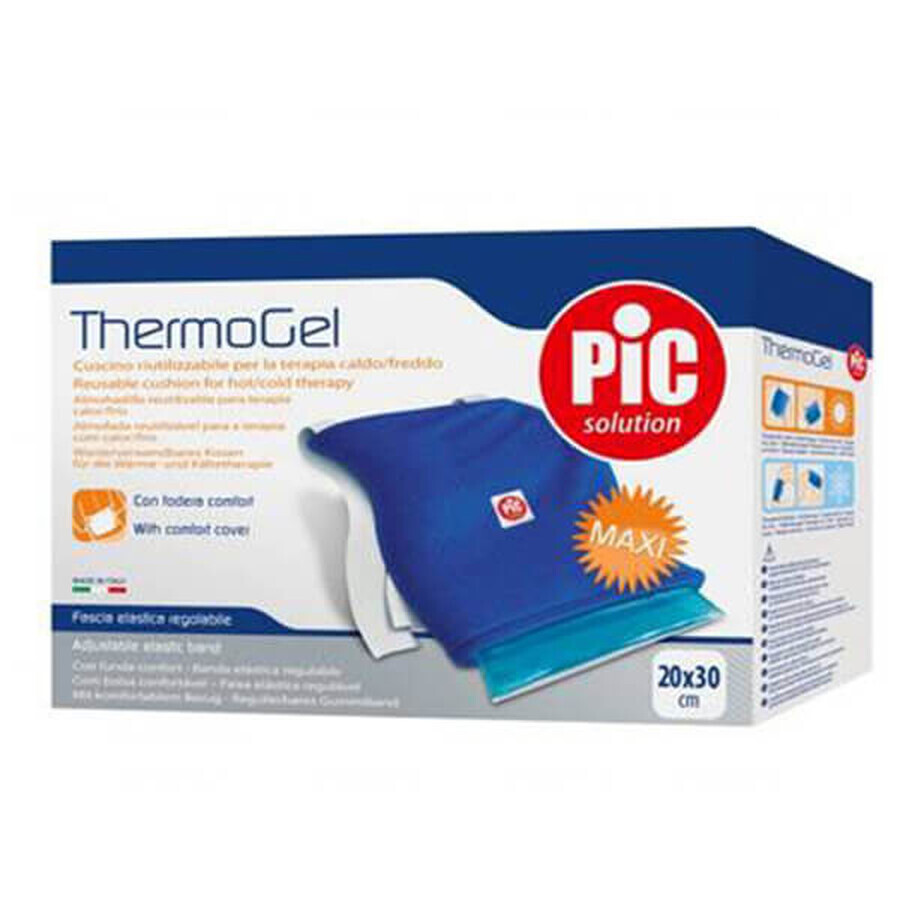 Pic Solution ThermoGel, gel compress with cap and elastic bands, 20 cm x 30 cm, 1 pc