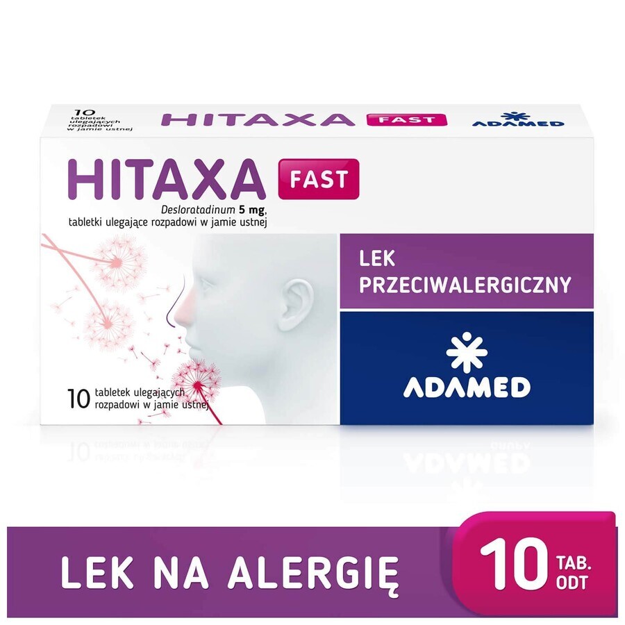 Hitaxa Fast 5 mg, 10 oral zerfallende Tabletten