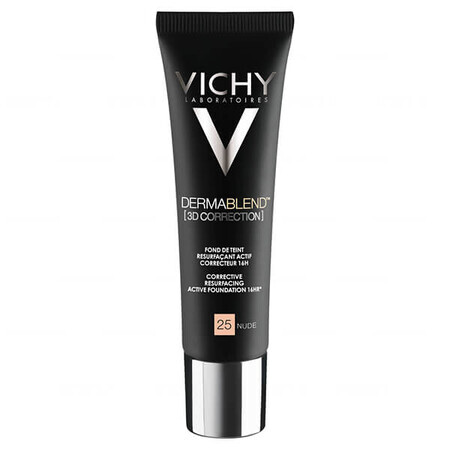 Vichy Dermablend Correction 3D, ausgleichende Grundierung für die Hautoberfläche, Nr. 25, Nude, 30 ml