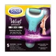 Scholl Velvet Smooth Pro, elektronische Fußfeile mit Batterieladegerät, wasserdicht, blau, 1 Stück 