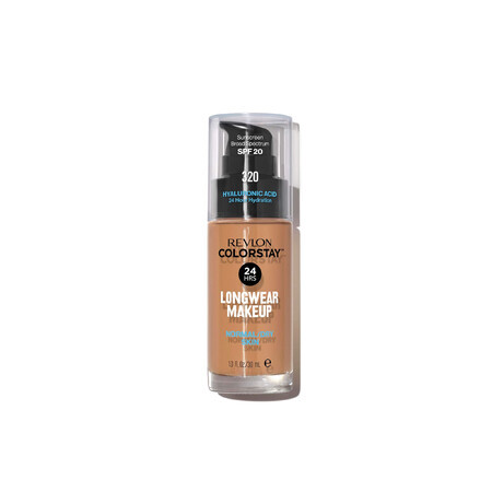 Revlon ColorStay, Grundierung für normale bis trockene Haut, Nr. 320, True Beige, mit Pumpe, 30 ml