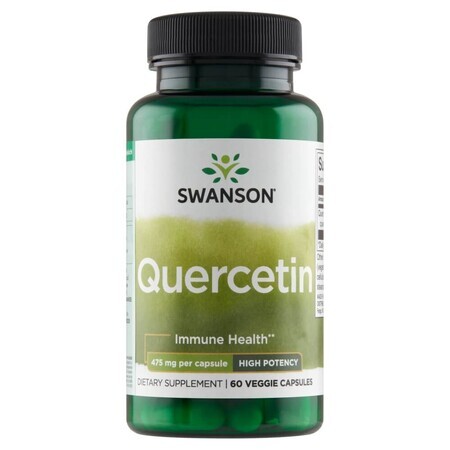 Swanson Quercetin, quercetin, 60 capsule vegetariene