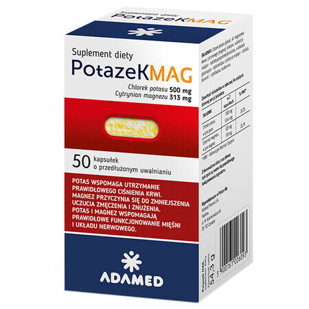 Potazek MAG, 50 Kapseln, Adamed