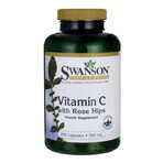 Swanson C, Vitamin C 500 mg mit Hagebutte, 250 Kapseln