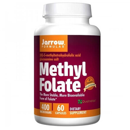 Jarrow Formulas Methyl Folate, Folsäure 400 µg, 60 Kapseln