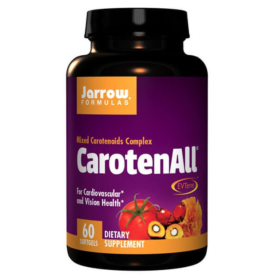 Jarrow Formulas CarotenAll, carotenoid complex, 60 capsules