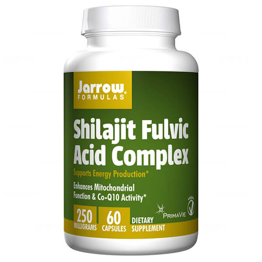 Jarrow Formulas Shilajit Fulvic Acid Complex, mumio, 60 Kapseln