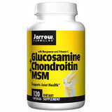 Jarrow Formulas Glucosamine + Chondroitin + MSM, 120 capsules