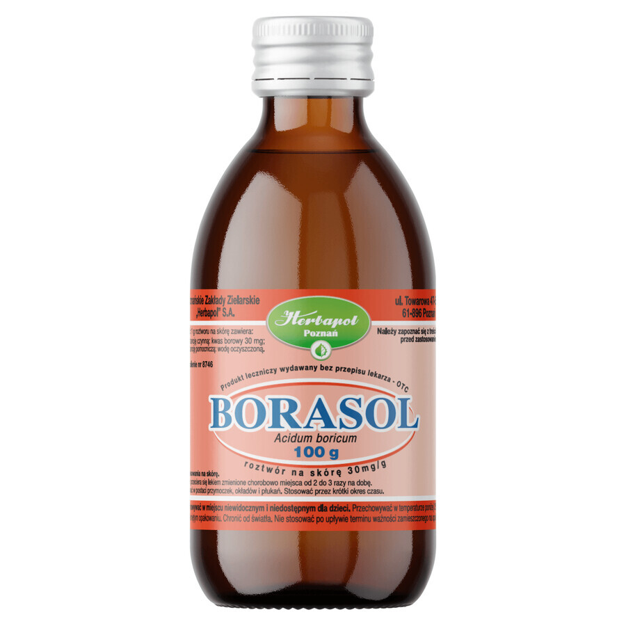 Borasol 30 mg/g, Hautlösung, 100 g