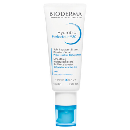 Bioderma Hydrabio Perfecteur, Feuchtigkeitscreme für feuchtigkeitsarme Haut, SPF 30, 40 ml