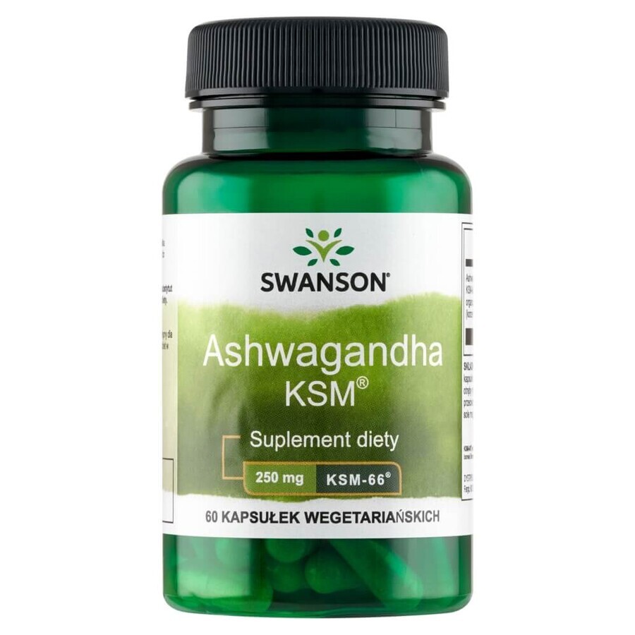 Swanson Ultimate Ashwagandha KSM-66, 60 vegetarian capsules