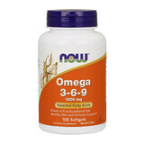 Now Foods Omega 3-6-9 1000 mg, 100 Kapseln