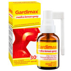 Gardimax Medica Lemon Spray (2 mg + 0.5 mg)/ml, oral spray, solution, 30 ml