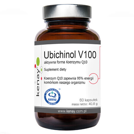 Kenay, Ubiquinol V100, aktive Form des Coenzyms Q-10 100 mg, 60 Kapseln