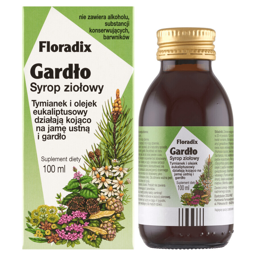 Floradix Gola, sciroppo alle erbe, 100 ml